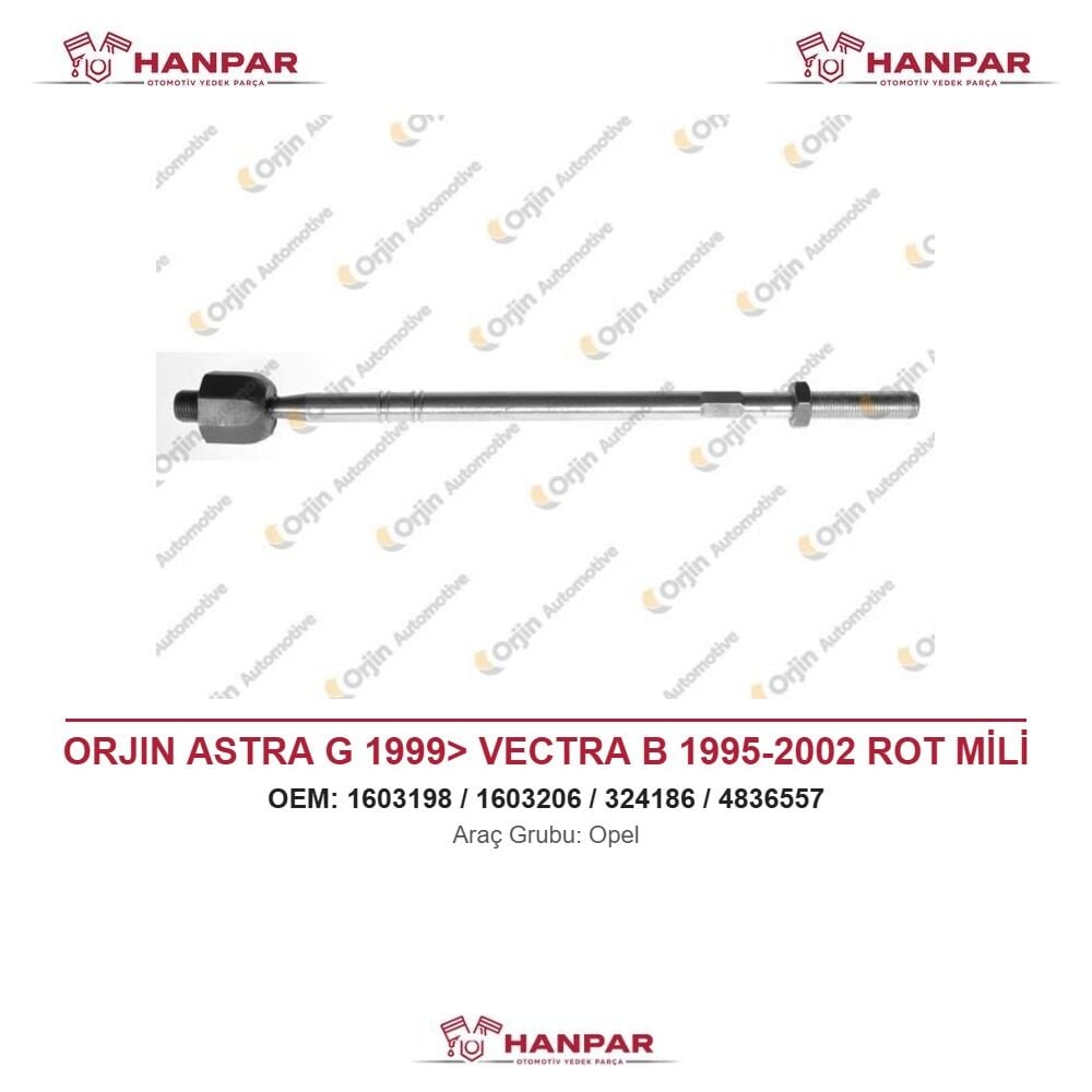 ORJIN ASTRA G 1999> VECTRA B 1995-2002 ROT MİLİ
