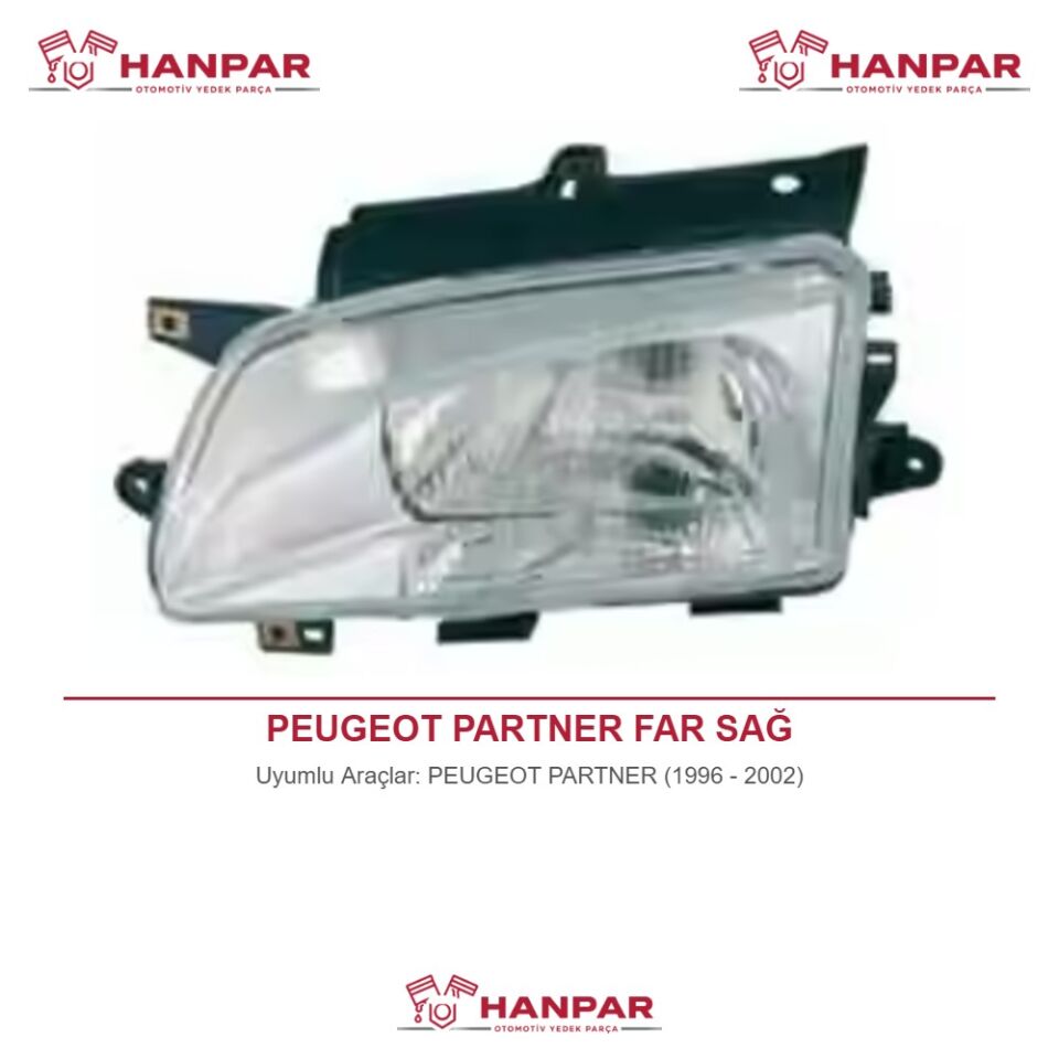 PEUGEOT PARTNER FAR SAĞ (1996-2002)