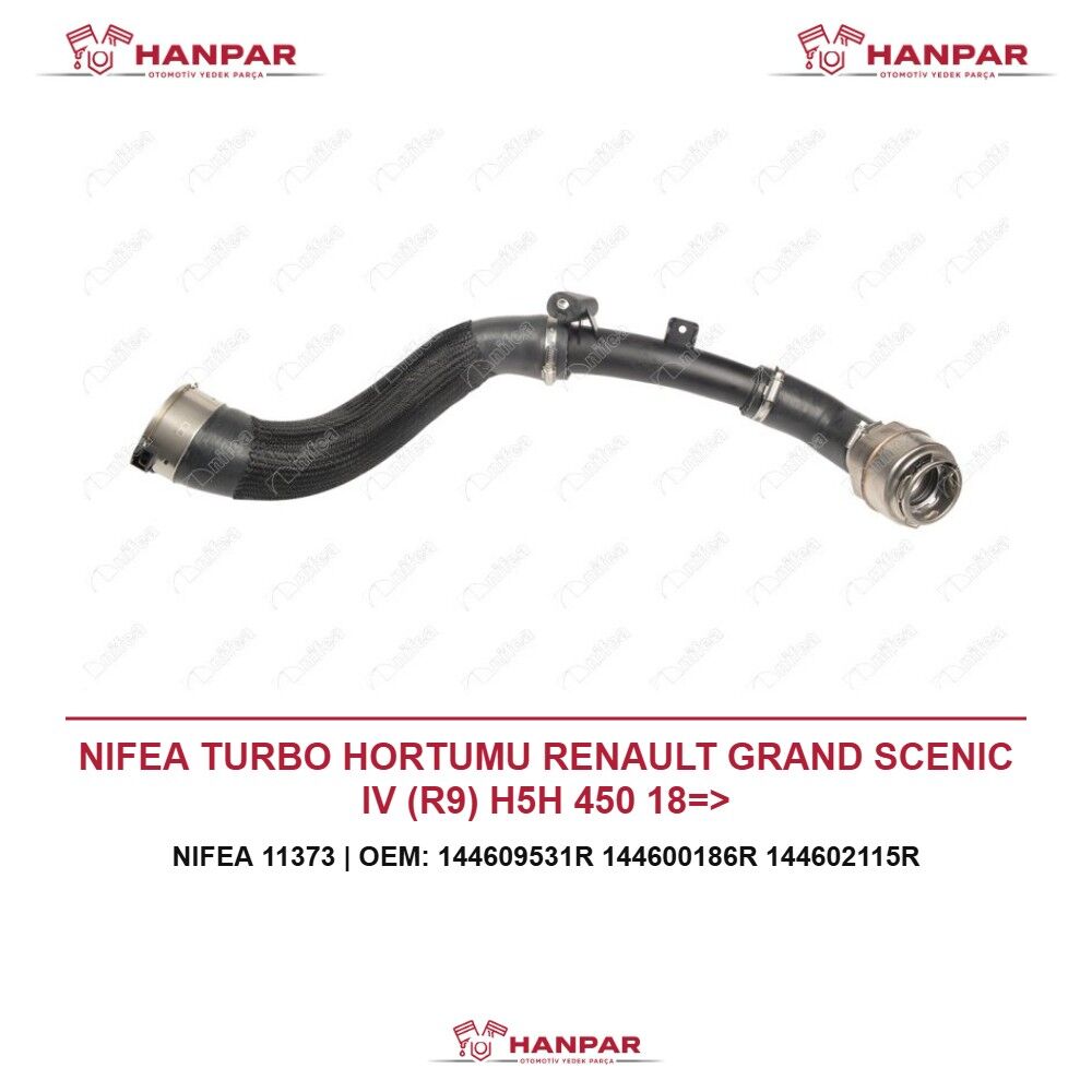 NIFEA TURBO HORTUMU RENAULT GRAND SCENIC IV (R9) H5H 450 18=>