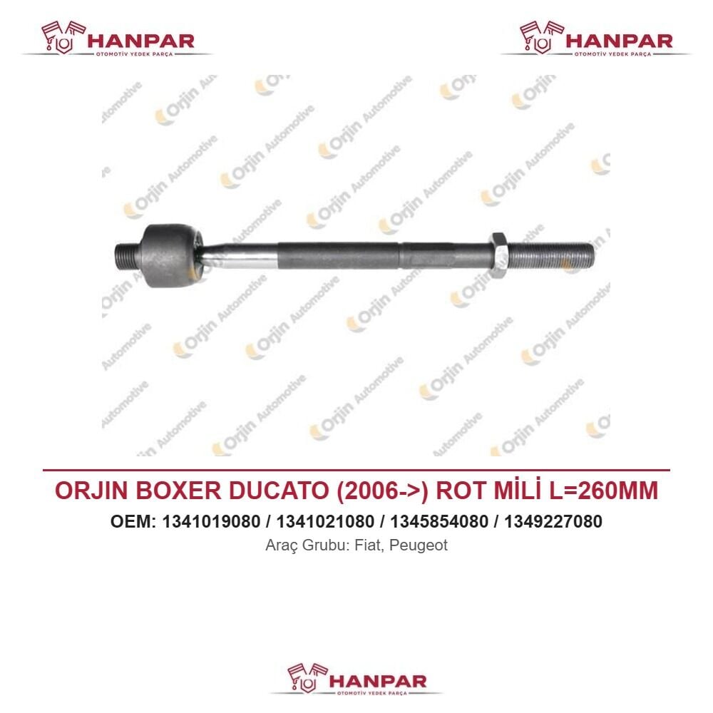 ORJIN BOXER DUCATO (2006->) ROT MİLİ L=260MM
