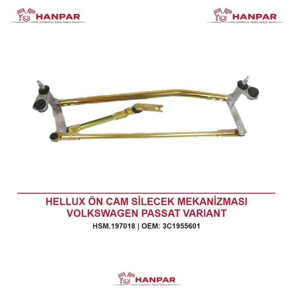HELLUX ÖN CAM SİLECEK MEKANİZMASI VOLKSWAGEN PASSAT VARIANT
