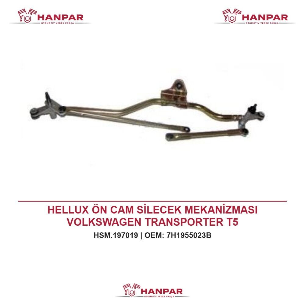 HELLUX ÖN CAM SİLECEK MEKANİZMASI VOLKSWAGEN TRANSPORTER T5