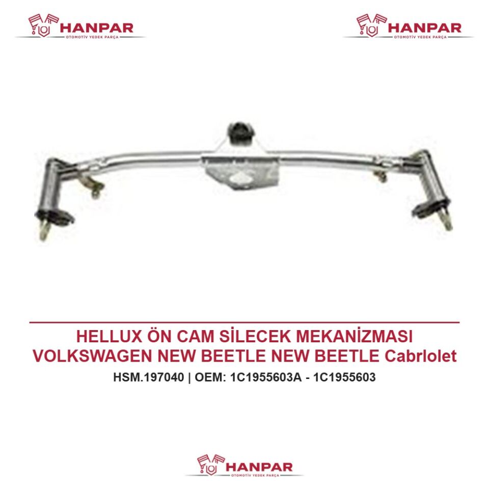 HELLUX ÖN CAM SİLECEK MEKANİZMASI VOLKSWAGEN NEW BEETLE NEW BEETLE CabrIolet