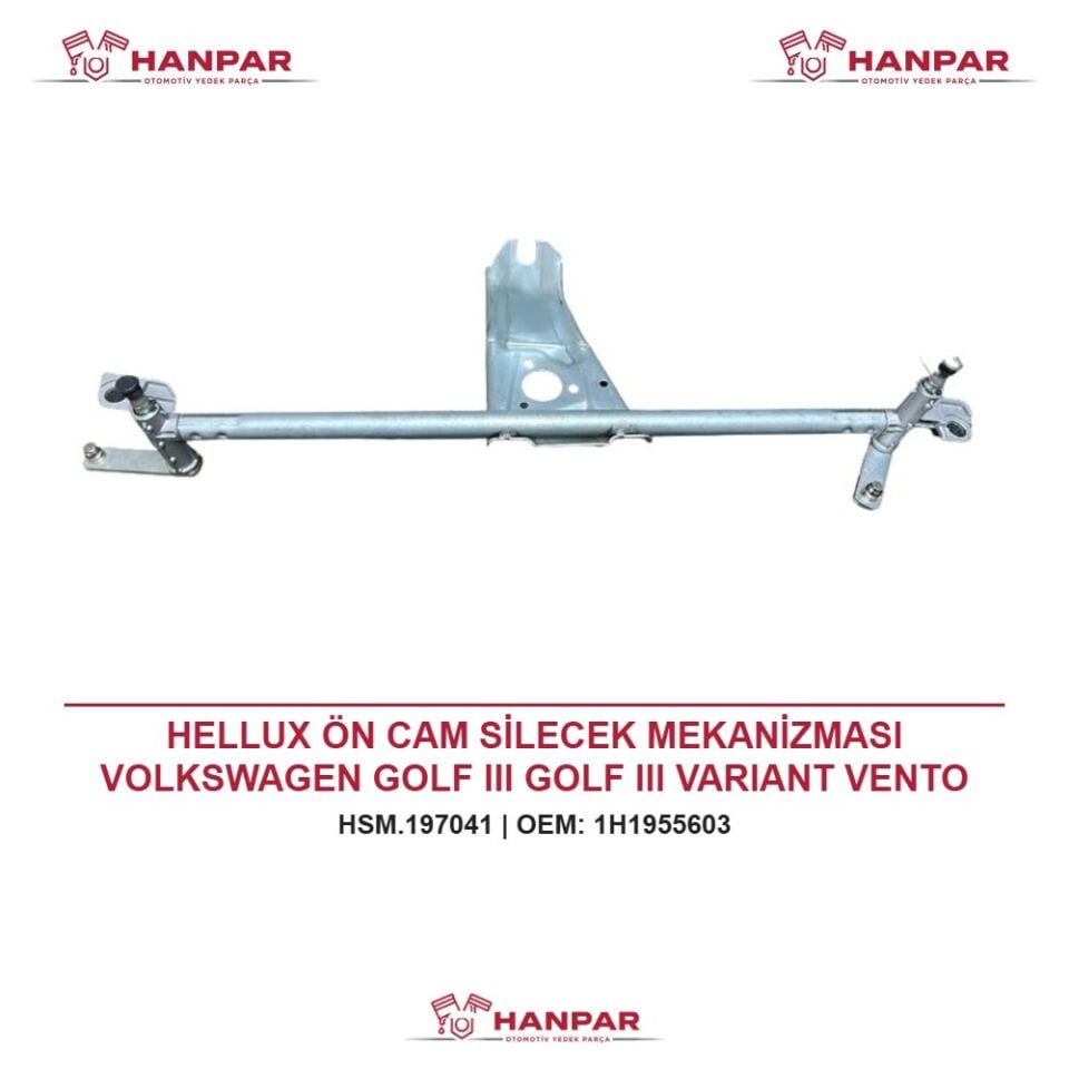 HELLUX ÖN CAM SİLECEK MEKANİZMASI VOLKSWAGEN GOLF III GOLF III VARIANT VENTO