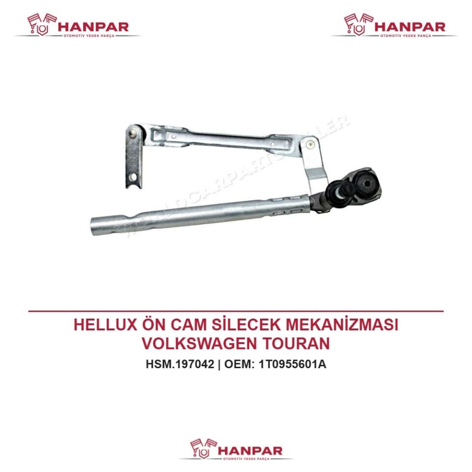 HELLUX ÖN CAM SİLECEK MEKANİZMASI VOLKSWAGEN TOURAN