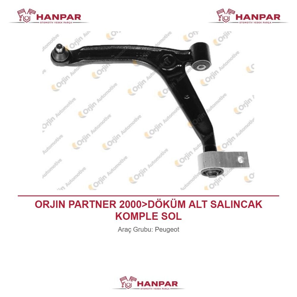 ORJIN PARTNER 2000>DÖKÜM ALT SALINCAK KOMPLE SOL