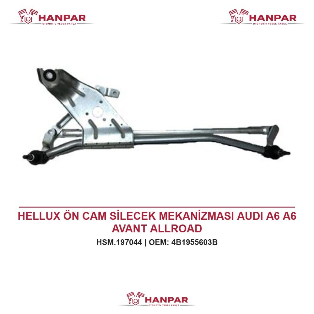 HELLUX ÖN CAM SİLECEK MEKANİZMASI AUDI A6 A6 AVANT ALLROAD