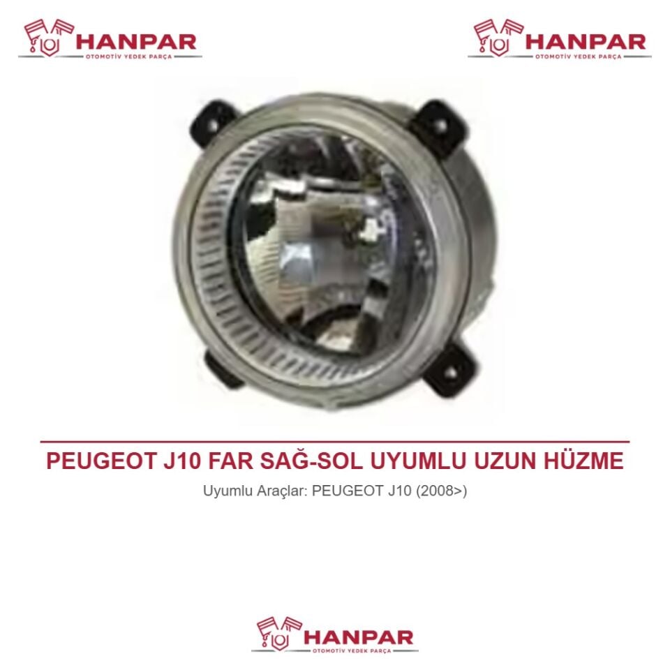 PEUGEOT J10 FAR SAĞ-SOL UYUMLU UZUN HÜZME (2008>)