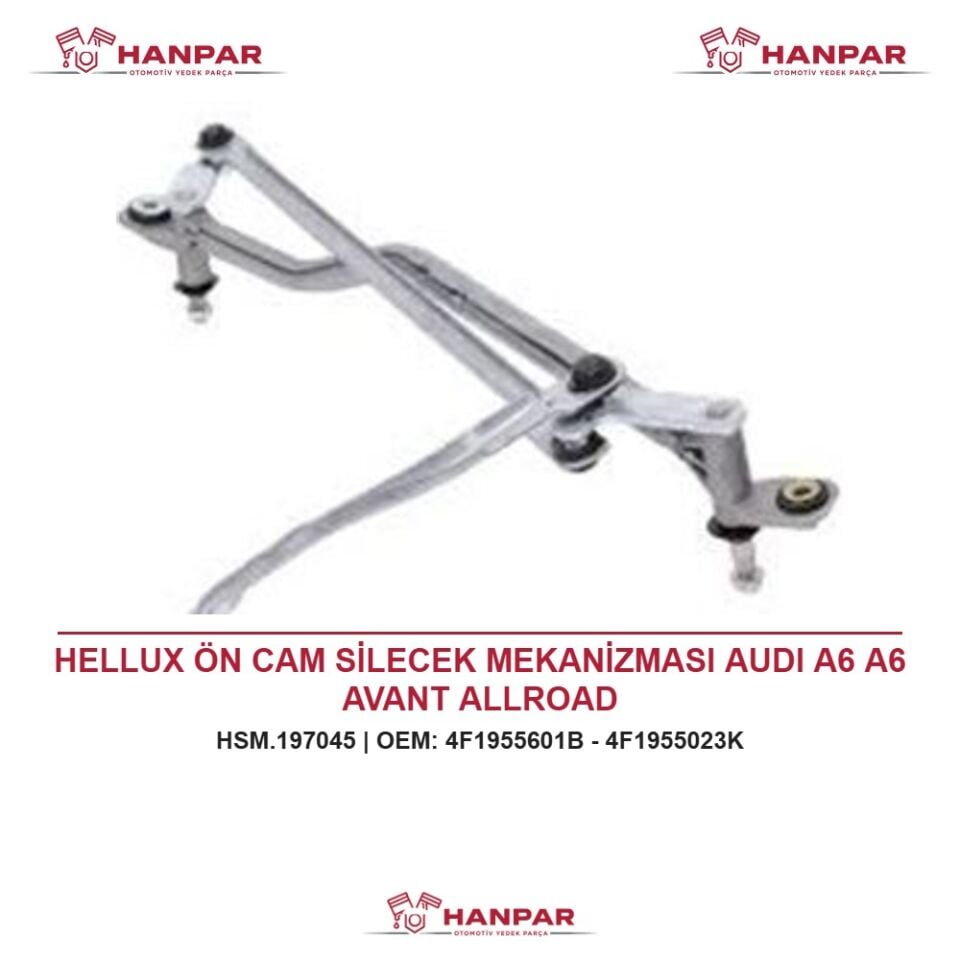HELLUX ÖN CAM SİLECEK MEKANİZMASI AUDI A6 A6 AVANT ALLROAD