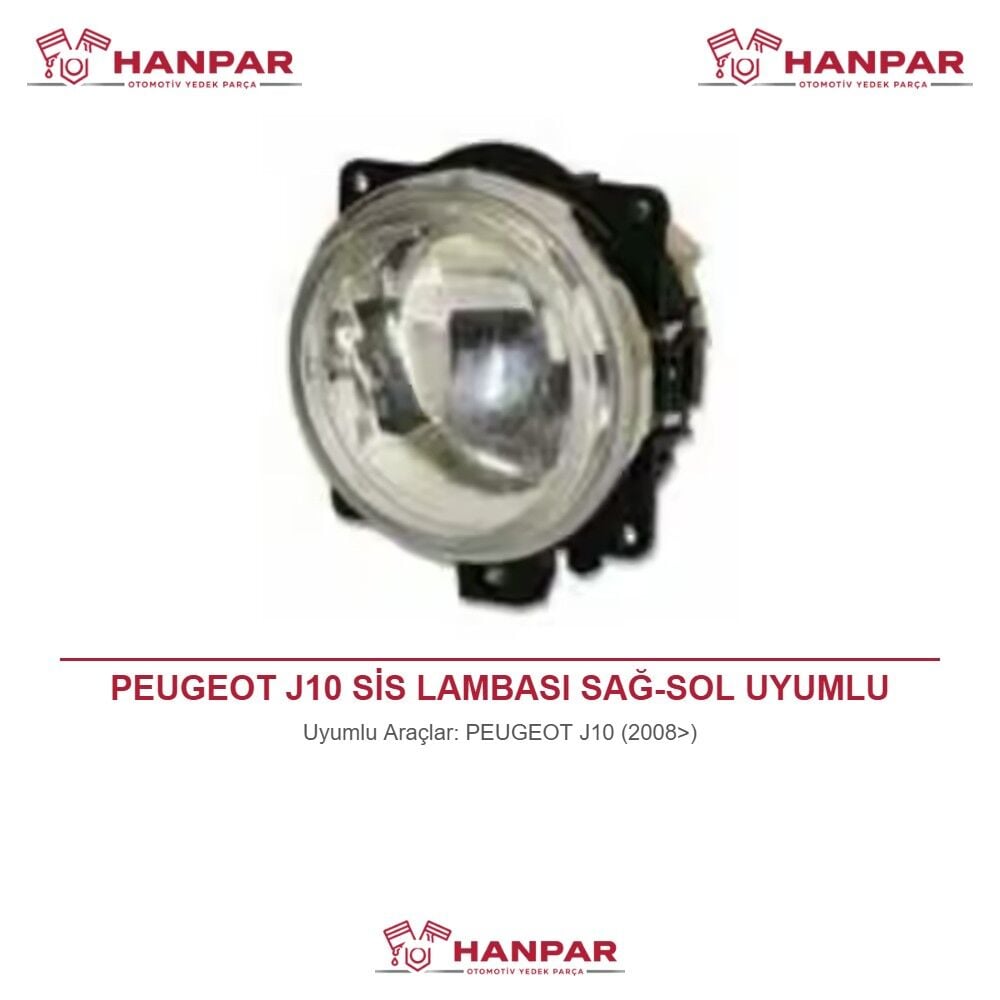 PEUGEOT J10 SİS LAMBASI SAĞ-SOL UYUMLU (2008>)