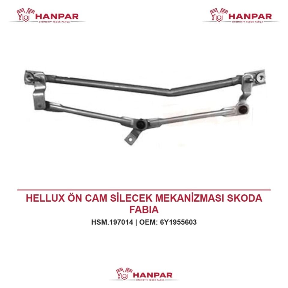 HELLUX ÖN CAM SİLECEK MEKANİZMASI SKODA FABIA