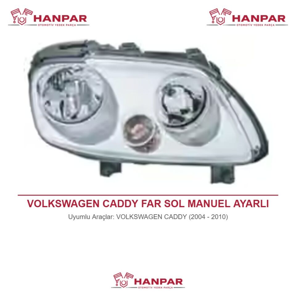 VOLKSWAGEN CADDY FAR SOL MANUEL AYARLI (2004-2010)