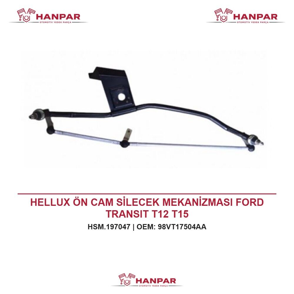 HELLUX ÖN CAM SİLECEK MEKANİZMASI FORD TRANSIT T12 T15