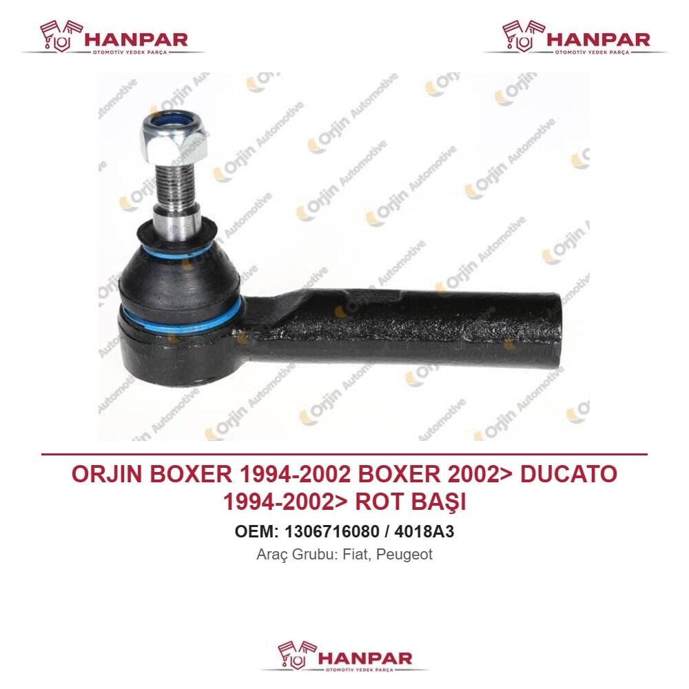 ORJIN BOXER 1994-2002 BOXER 2002> DUCATO 1994-2002> ROT BAŞI