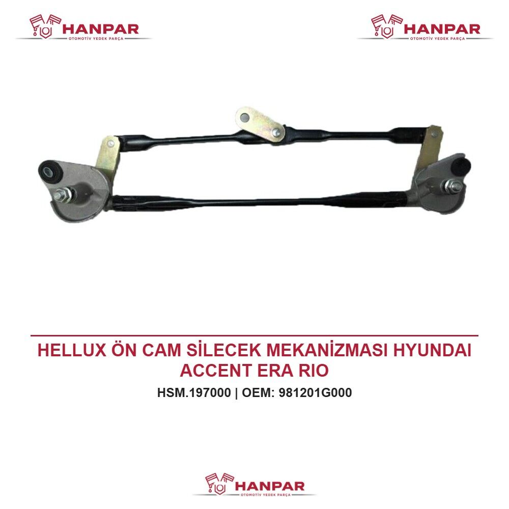 HELLUX ÖN CAM SİLECEK MEKANİZMASI HYUNDAI ACCENT ERA RIO