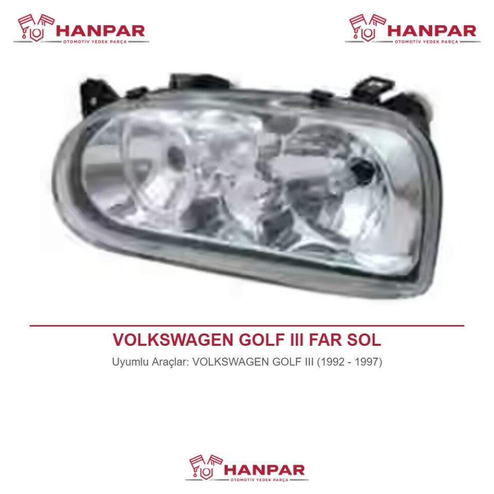 VOLKSWAGEN GOLF III FAR SOL (1992-1997)
