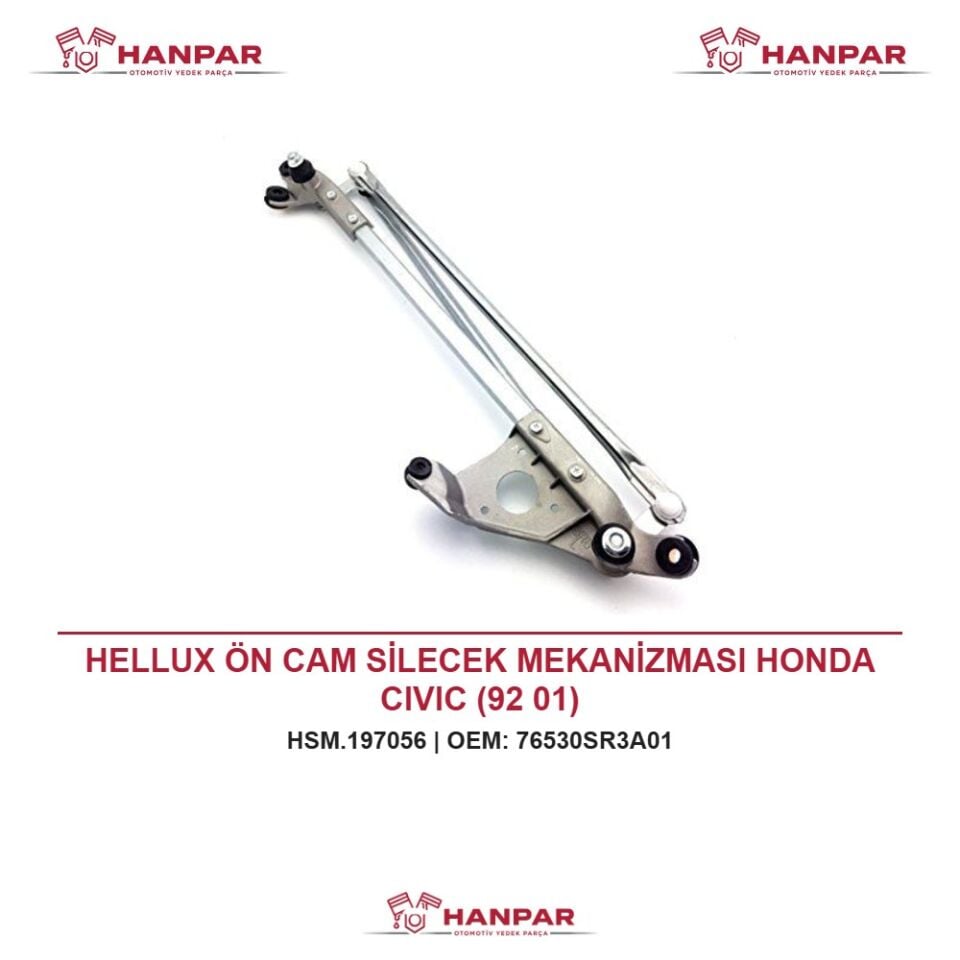 HELLUX ÖN CAM SİLECEK MEKANİZMASI HONDA CIVIC (92 01)