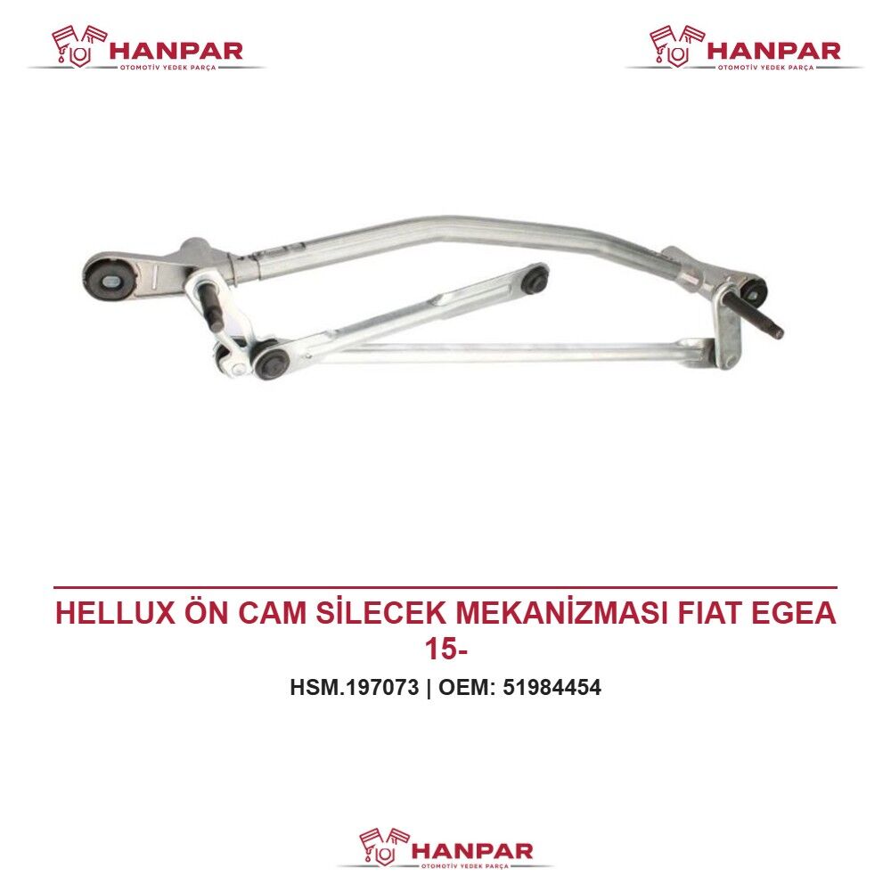 HELLUX ÖN CAM SİLECEK MEKANİZMASI FIAT EGEA 15-