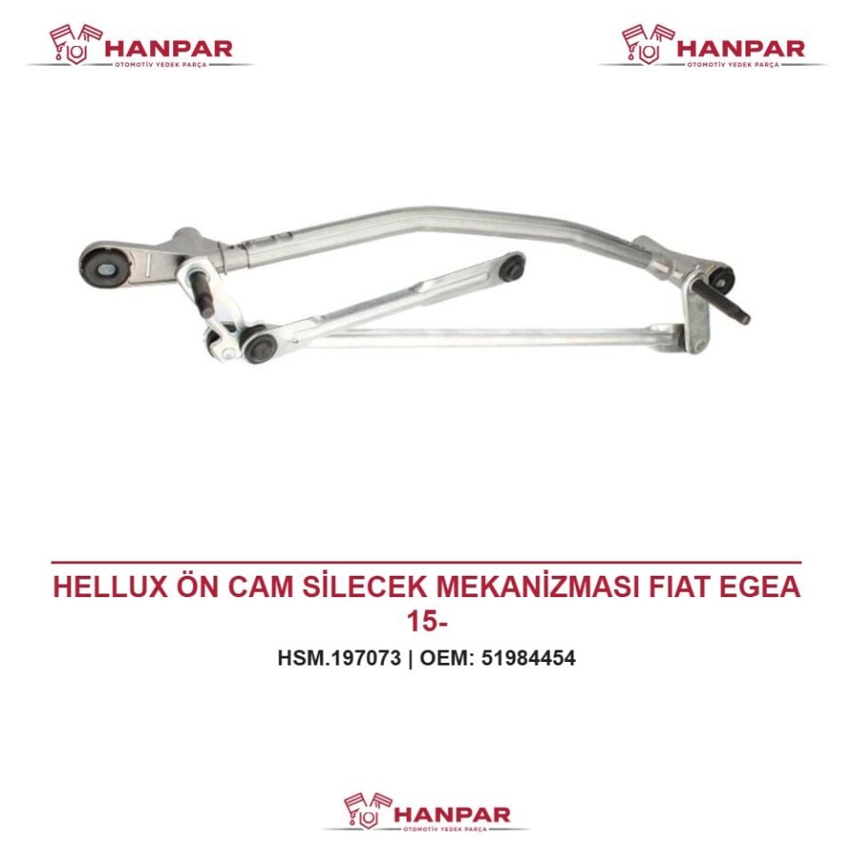 HELLUX ÖN CAM SİLECEK MEKANİZMASI FIAT EGEA 15-
