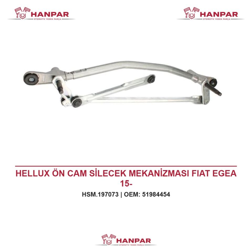 HELLUX ÖN CAM SİLECEK MEKANİZMASI FIAT EGEA 15-