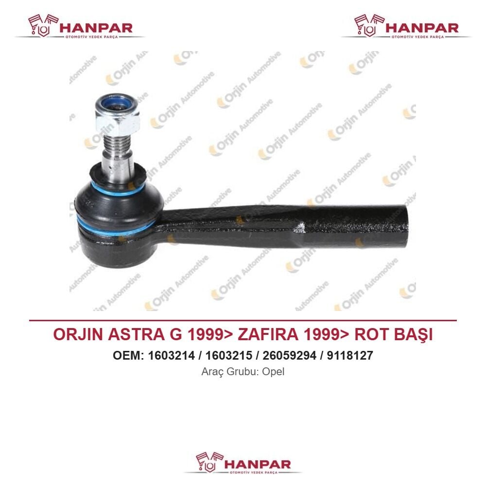 ORJIN ASTRA G 1999> ZAFIRA 1999> ROT BAŞI
