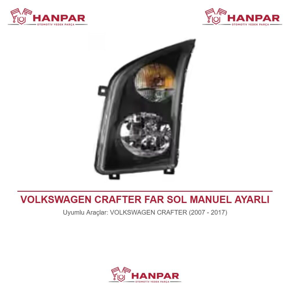 VOLKSWAGEN CRAFTER FAR SOL MANUEL AYARLI (2007-2017)