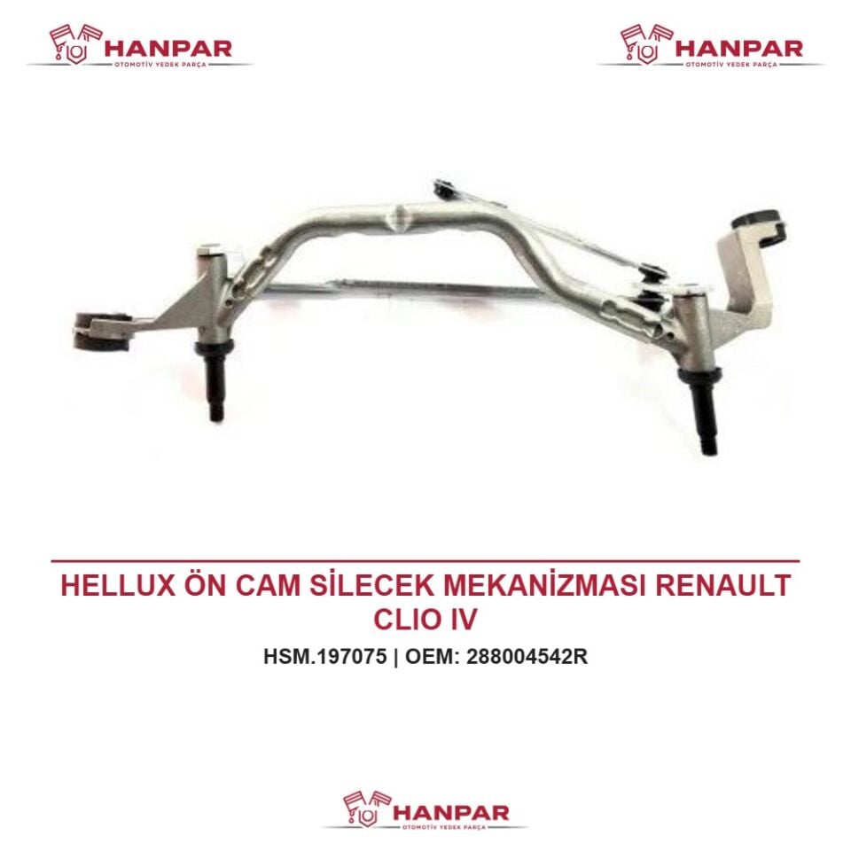 HELLUX ÖN CAM SİLECEK MEKANİZMASI RENAULT CLIO IV
