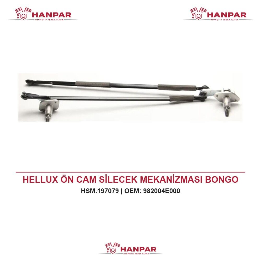HELLUX ÖN CAM SİLECEK MEKANİZMASI BONGO