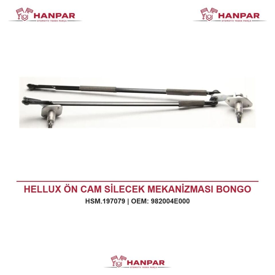 HELLUX ÖN CAM SİLECEK MEKANİZMASI BONGO