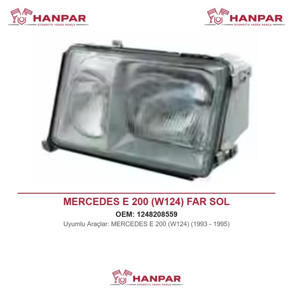 MERCEDES E 200 (W124) FAR SOL (1993-1995)