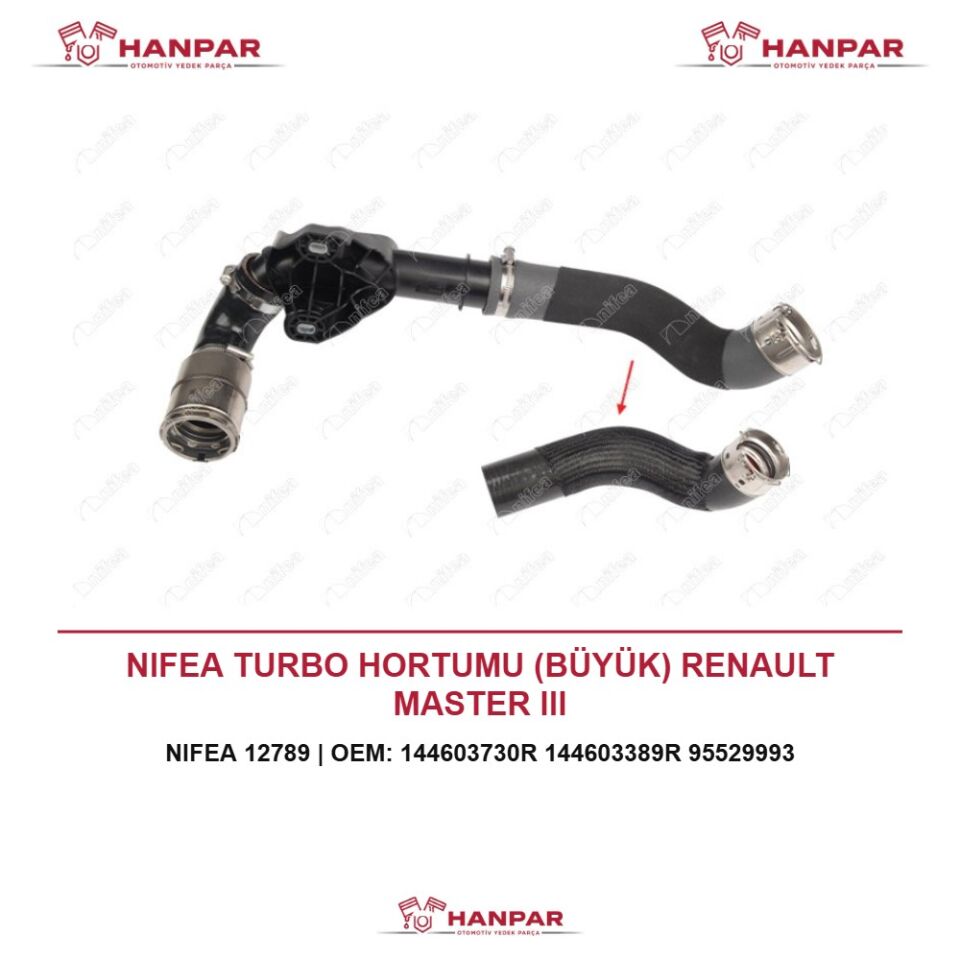 NIFEA TURBO HORTUMU (BÜYÜK) RENAULT MASTER III