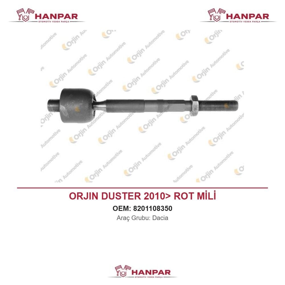 ORJIN DUSTER 2010> ROT MİLİ