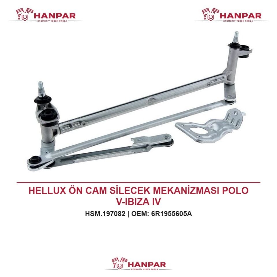 HELLUX ÖN CAM SİLECEK MEKANİZMASI POLO V-IBIZA IV