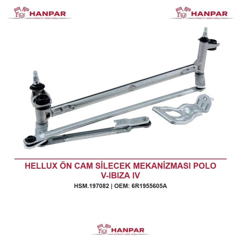 HELLUX ÖN CAM SİLECEK MEKANİZMASI POLO V-IBIZA IV