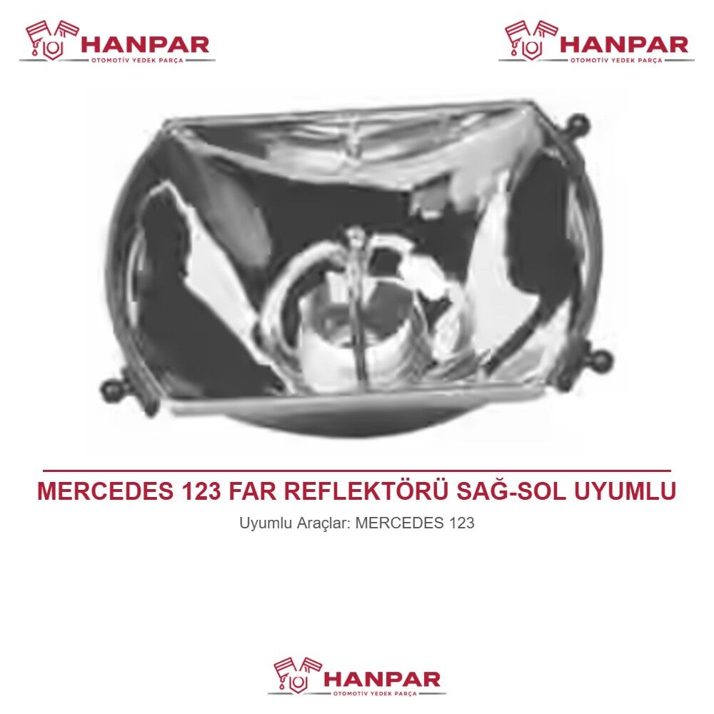 MERCEDES 123 FAR REFLEKTÖRÜ SAĞ-SOL UYUMLU