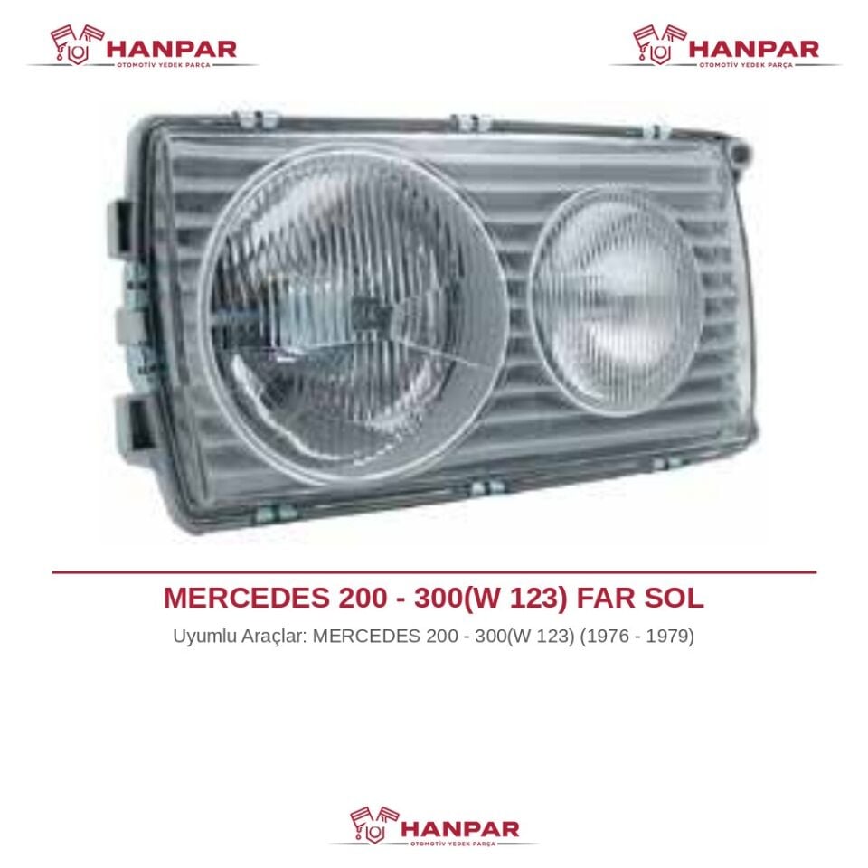 MERCEDES 200 - 300(W 123) FAR SOL (1976-1979)