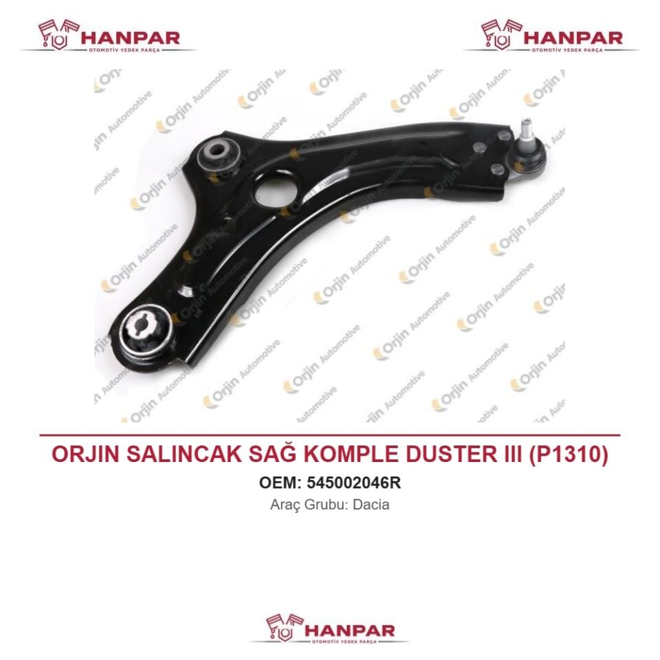 ORJIN SALINCAK SAĞ KOMPLE DUSTER III (P1310)
