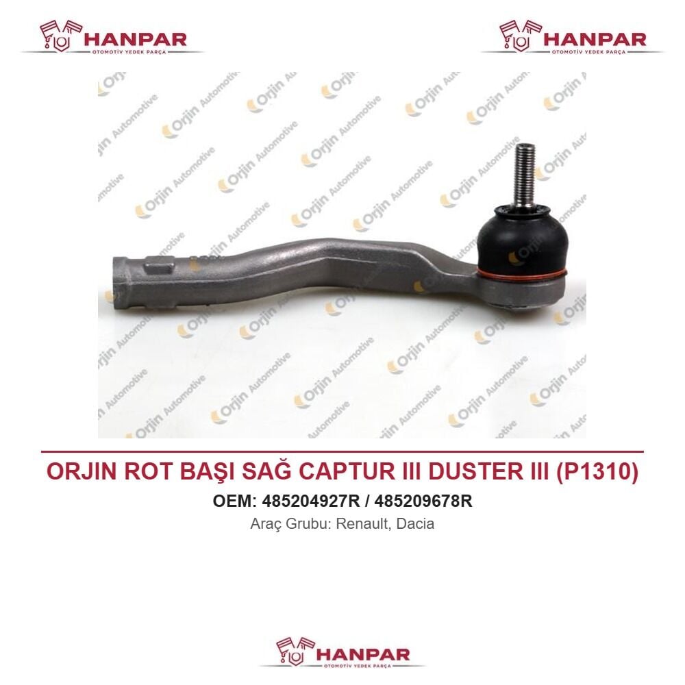 ORJIN ROT BAŞI SAĞ CAPTUR III DUSTER III (P1310)