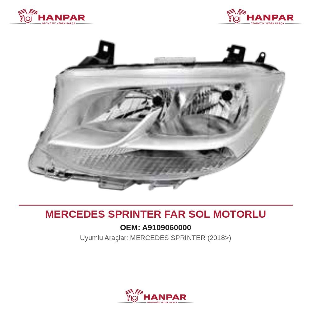 MERCEDES SPRINTER FAR SOL MOTORLU (2018>)