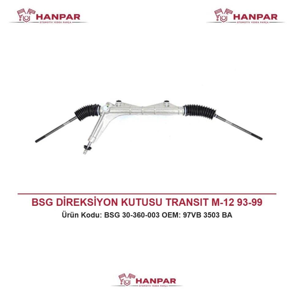 BSG DİREKSİYON KUTUSU TRANSIT M-12 93-99