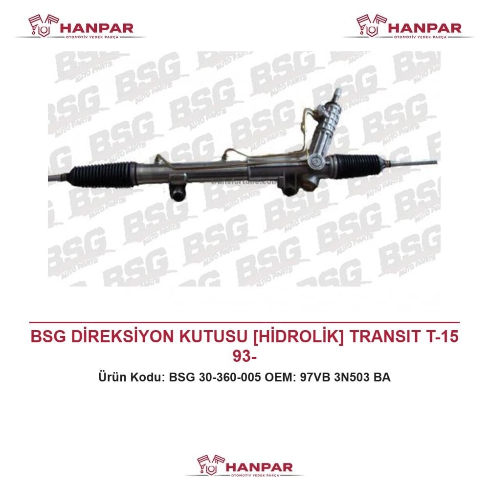 BSG DİREKSİYON KUTUSU [HİDROLİK] TRANSIT T-15 93-