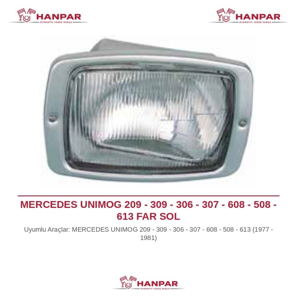 MERCEDES UNIMOG 209 - 309 - 306 - 307 - 608 - 508 - 613 FAR SOL (1977-1981)