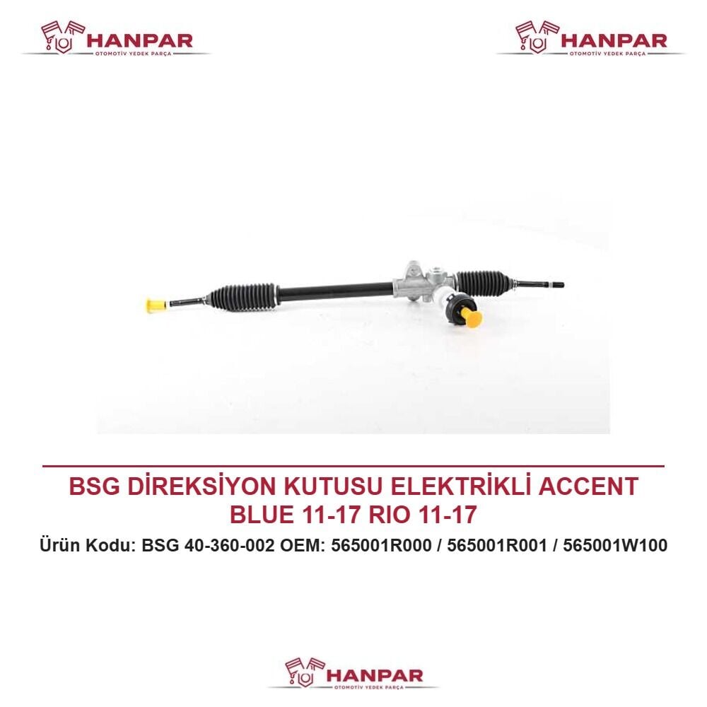 BSG DİREKSİYON KUTUSU ELEKTRİKLİ ACCENT BLUE 11-17 RIO 11-17