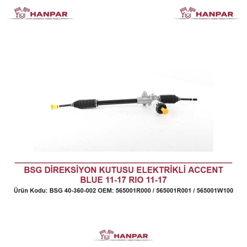 BSG DİREKSİYON KUTUSU ELEKTRİKLİ ACCENT BLUE 11-17 RIO 11-17