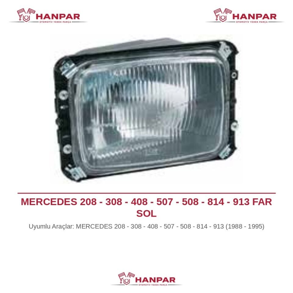 MERCEDES 208 - 308 - 408 - 507 - 508 - 814 - 913 FAR SOL (1988-1995)