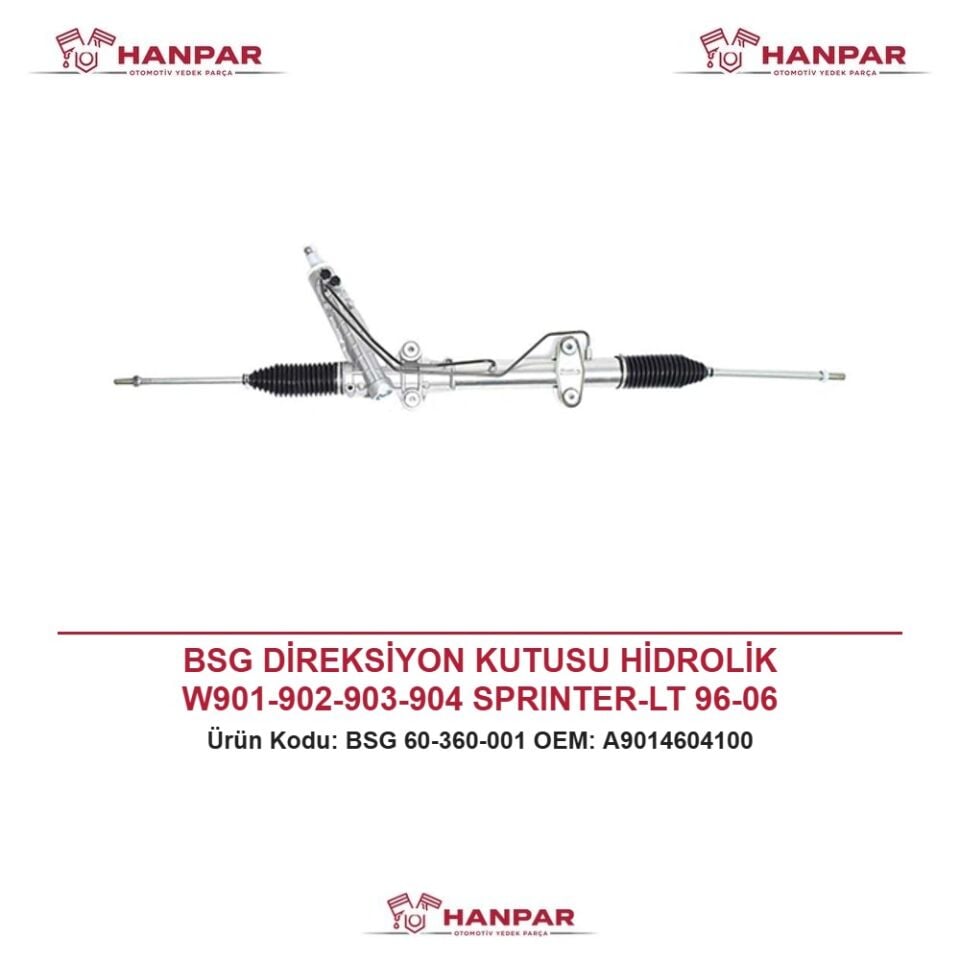 BSG DİREKSİYON KUTUSU HİDROLİK W901-902-903-904 SPRINTER-LT 96-06