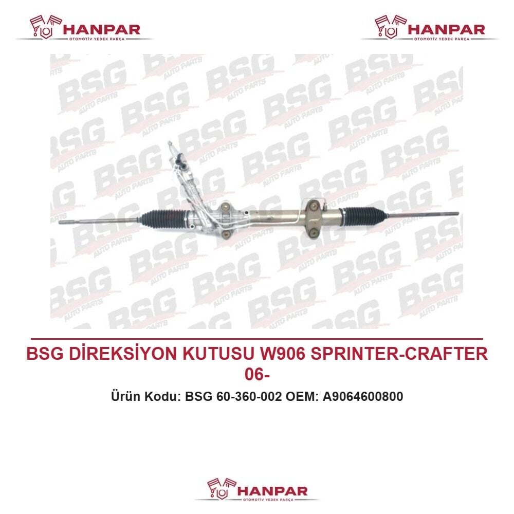 BSG DİREKSİYON KUTUSU W906 SPRINTER-CRAFTER 06-