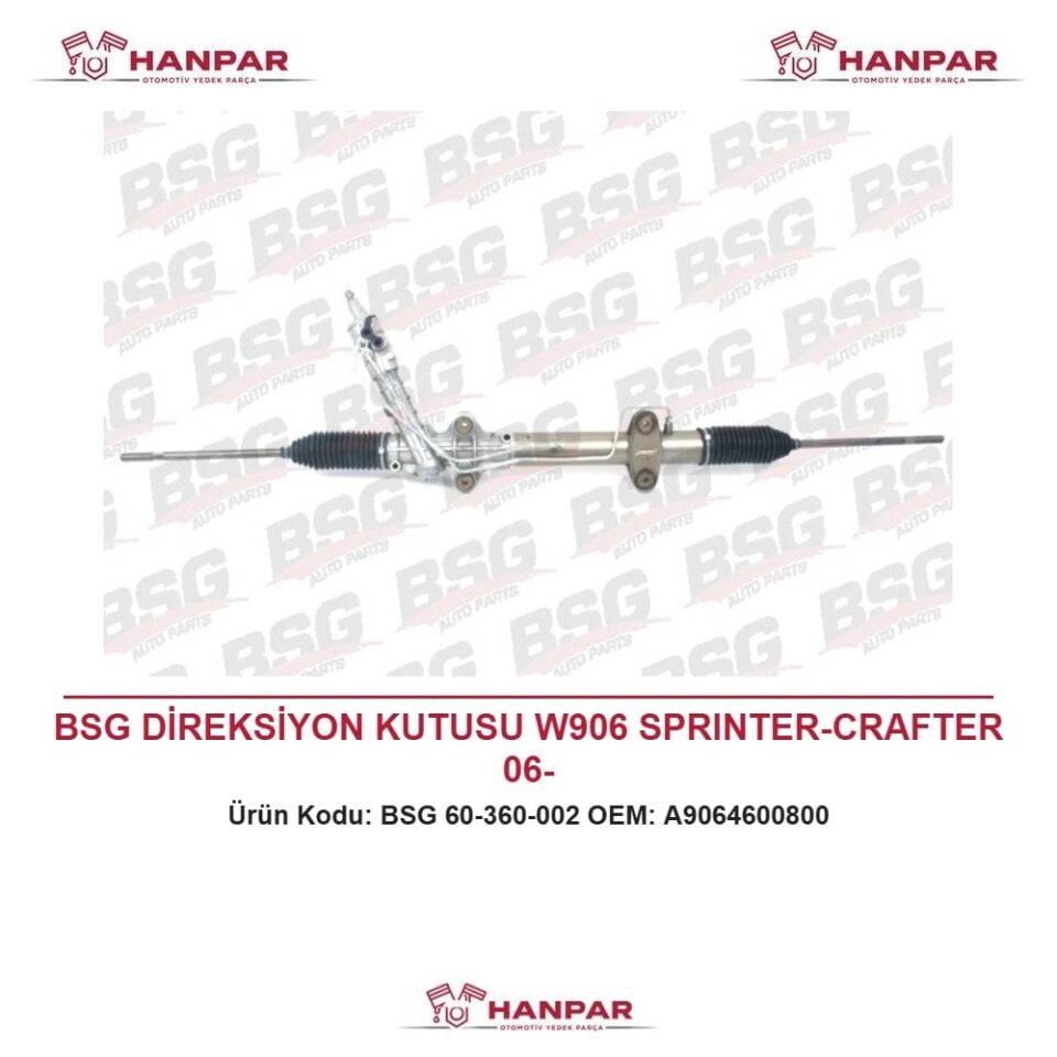 BSG DİREKSİYON KUTUSU W906 SPRINTER-CRAFTER 06-
