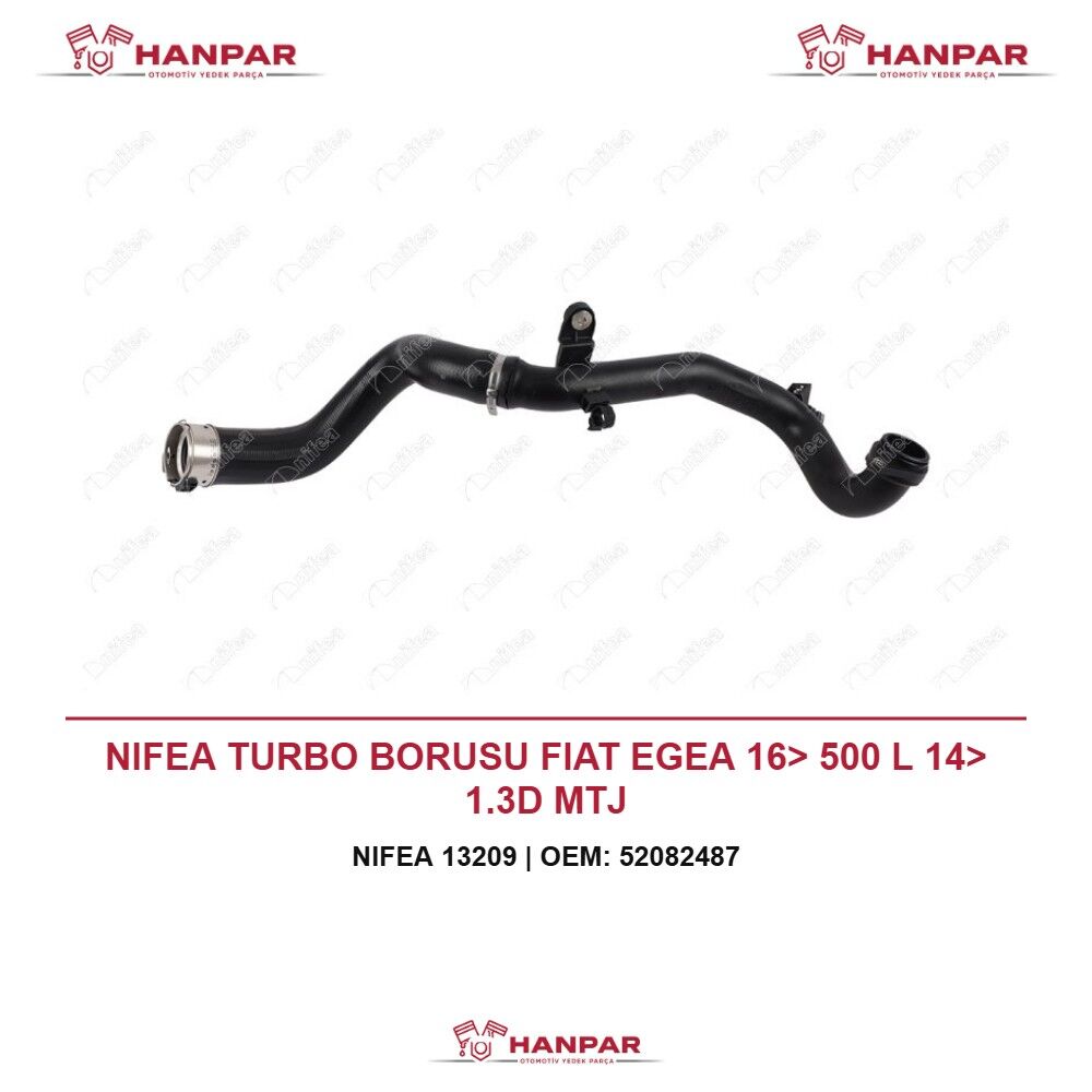 NIFEA TURBO BORUSU FIAT EGEA 16> 500 L 14> 1.3D MTJ