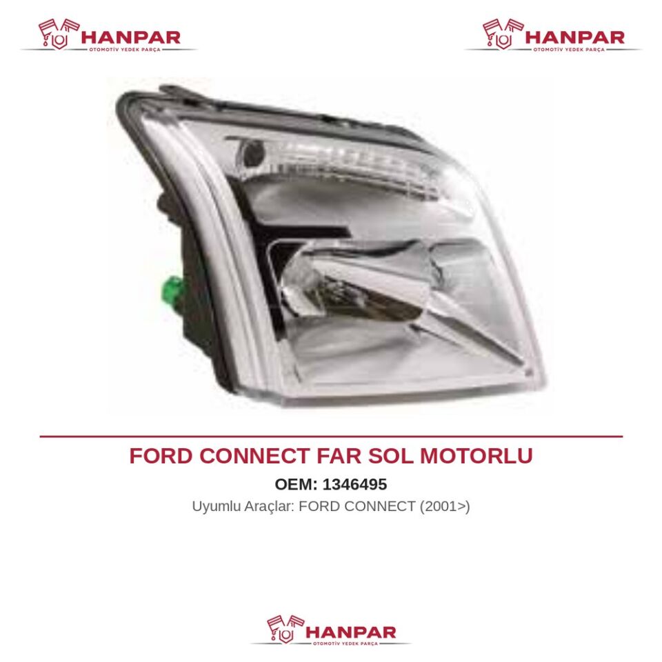 FORD CONNECT FAR SOL MOTORLU (2001>)